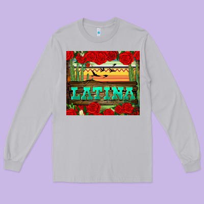 Latina Tumbler Long Sleeve Tee Designed By Bundleandbundleshop