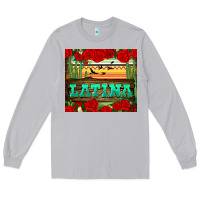 Moon Dust latina tumbler Long Sleeve Tee - BundleAndBundleShop