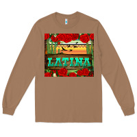 Toasted Coconut latina tumbler Long Sleeve Tee - BundleAndBundleShop
