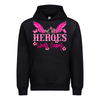 Black Not all heroes wear capes Cancer Awareness Urban Hoodie - HowdyJamesFarm