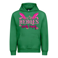 Emerald Not all heroes wear capes Cancer Awareness Urban Hoodie - HowdyJamesFarm