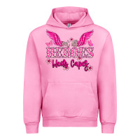 Fuchsia Pink Not all heroes wear capes Cancer Awareness Urban Hoodie - HowdyJamesFarm