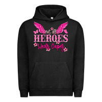 Pigment Black Not all heroes wear capes Cancer Awareness Urban Hoodie - HowdyJamesFarm