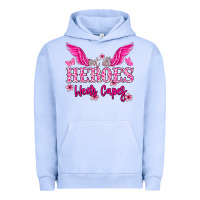 Pigment Grape Ice Not all heroes wear capes Cancer Awareness Urban Hoodie - HowdyJamesFarm