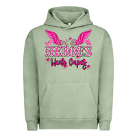 Pigment Oil Green Not all heroes wear capes Cancer Awareness Urban Hoodie - HowdyJamesFarm