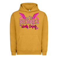 Pigment Peanut Butter Not all heroes wear capes Cancer Awareness Urban Hoodie - HowdyJamesFarm