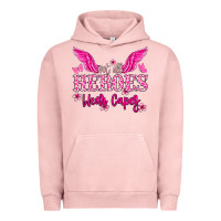 Pigment Salmon Not all heroes wear capes Cancer Awareness Urban Hoodie - HowdyJamesFarm