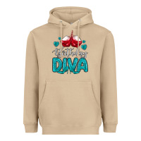 Mushroom birthday diva turquoise Heavyweight Hoodie - MaliasSmallBusiness