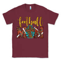 Burgundy football mom Classic Tee - JahusDesignShop