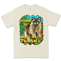 Bone raccoon home is where the trash is Premium Tee - BarkalooDesign