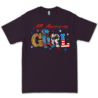 Plum all american girl Premium Tee - RanaPortraitStore