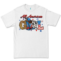 White all american girl Premium Tee - RanaPortraitStore