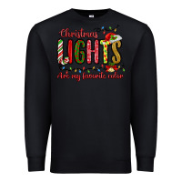 Black christmas lights are my favorite color Premium Sweatshirt - MaliasSmallBusiness