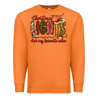 Carrot christmas lights are my favorite color Premium Sweatshirt - MaliasSmallBusiness