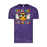 Cloud Purple peace out 2024 1st grade Vintage Tee - JahusDesignShop