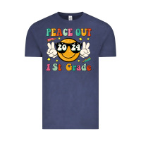 Vintage Denim peace out 2024 1st grade Vintage Tee - JahusDesignShop