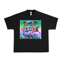 Black aloha stitch Urban Heavy Tee - AdoDesignShop