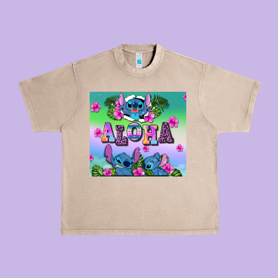 Aloha Stitch Urban Heavy Tee Designed By Adodesignshop