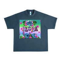 Midnight Navy aloha stitch Urban Heavy Tee - AdoDesignShop