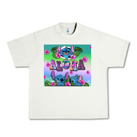 Pistachio aloha stitch Urban Heavy Tee - AdoDesignShop