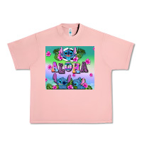 Salmon aloha stitch Urban Heavy Tee - AdoDesignShop