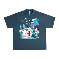 Midnight Navy Winter Nurse life Urban Heavy Tee - AdoDesignShop