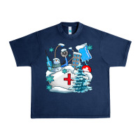 Navy Winter Nurse life Urban Heavy Tee - AdoDesignShop