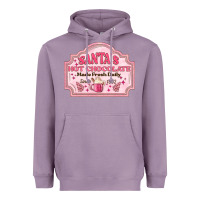 Lavender santas hot chocolate Heavyweight Hoodie - MaliasSmallBusiness