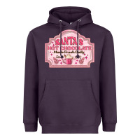 Plum santas hot chocolate Heavyweight Hoodie - MaliasSmallBusiness