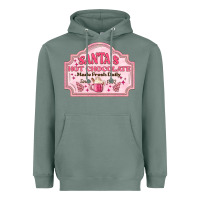 Sage santas hot chocolate Heavyweight Hoodie - MaliasSmallBusiness