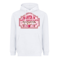 White santas hot chocolate Heavyweight Hoodie - MaliasSmallBusiness