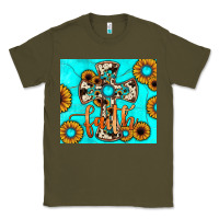 Army Green cross tumbler Classic Tee - JahusDesignShop