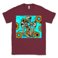 Burgundy cross tumbler Classic Tee - JahusDesignShop