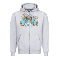 Heather Grey boy happy easter Zipper Hoodie - MaliasSmallBusiness