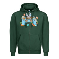Sports Green boy happy easter Zipper Hoodie - MaliasSmallBusiness