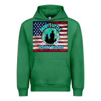 Emerald daddy's little fishin buddy Urban Hoodie - TumblerDesignByShophia