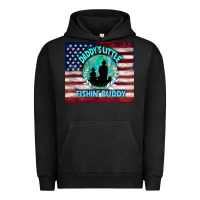 Pigment Black daddy's little fishin buddy Urban Hoodie - TumblerDesignByShophia