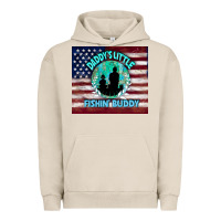 Pigment French Oak daddy's little fishin buddy Urban Hoodie - TumblerDesignByShophia