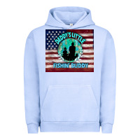 Pigment Grape Ice daddy's little fishin buddy Urban Hoodie - TumblerDesignByShophia