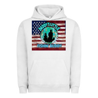 Pigment Lunar Rock daddy's little fishin buddy Urban Hoodie - TumblerDesignByShophia