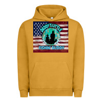 Pigment Peanut Butter daddy's little fishin buddy Urban Hoodie - TumblerDesignByShophia
