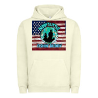 Pigment Pistachio daddy's little fishin buddy Urban Hoodie - TumblerDesignByShophia