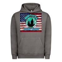 Pigment Tornado daddy's little fishin buddy Urban Hoodie - TumblerDesignByShophia