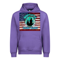 Daddy's Little Fishin Buddy Urban Hoodie | Teevron