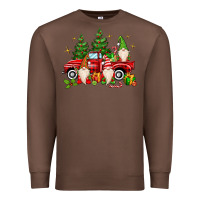 Chestnut christmas gnomes truck Premium Sweatshirt - MaliasSmallBusiness