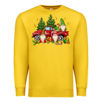 Lemon christmas gnomes truck Premium Sweatshirt - MaliasSmallBusiness