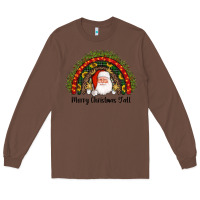 Chestnut merry christmas y'all santa rainbow Long Sleeve Tee - AdoDesignShop
