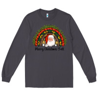 Smoke merry christmas y'all santa rainbow Long Sleeve Tee - AdoDesignShop