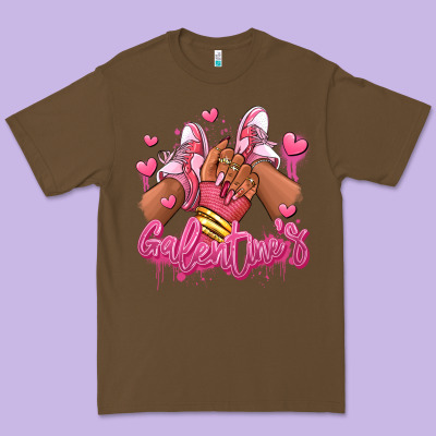 Galentines Afro Girl Sneakers Premium Tee Designed By Ranaportraitstore