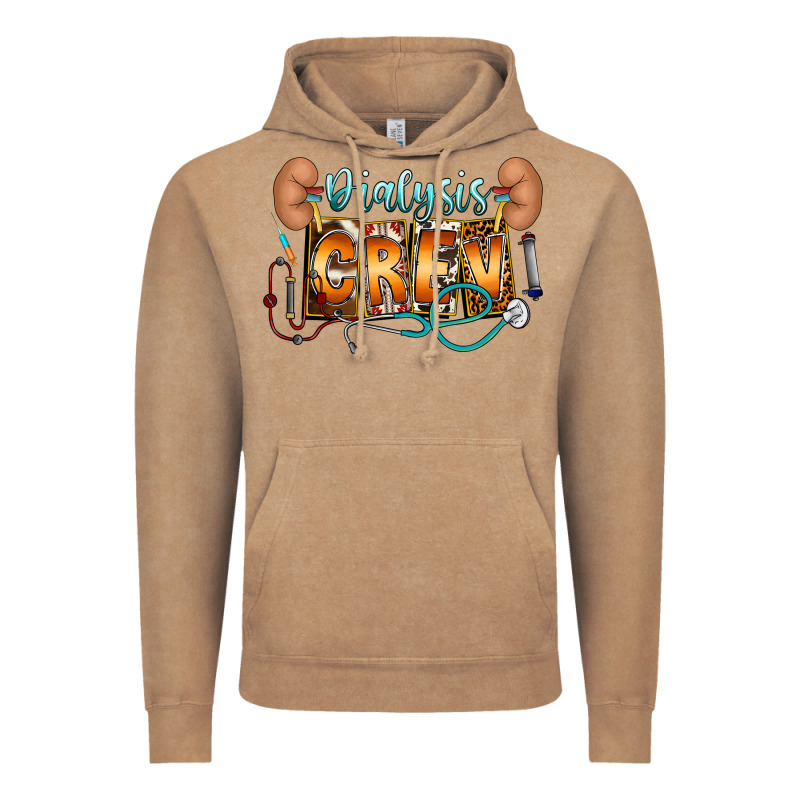 Dialysis Crew Vintage Hoodie by CowhideDigitalArt | Teevron